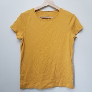 Yellow crew neck
